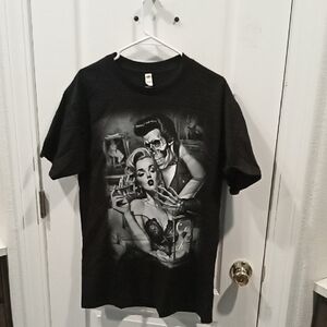 Fruit of the Loom Black Graphic Tee